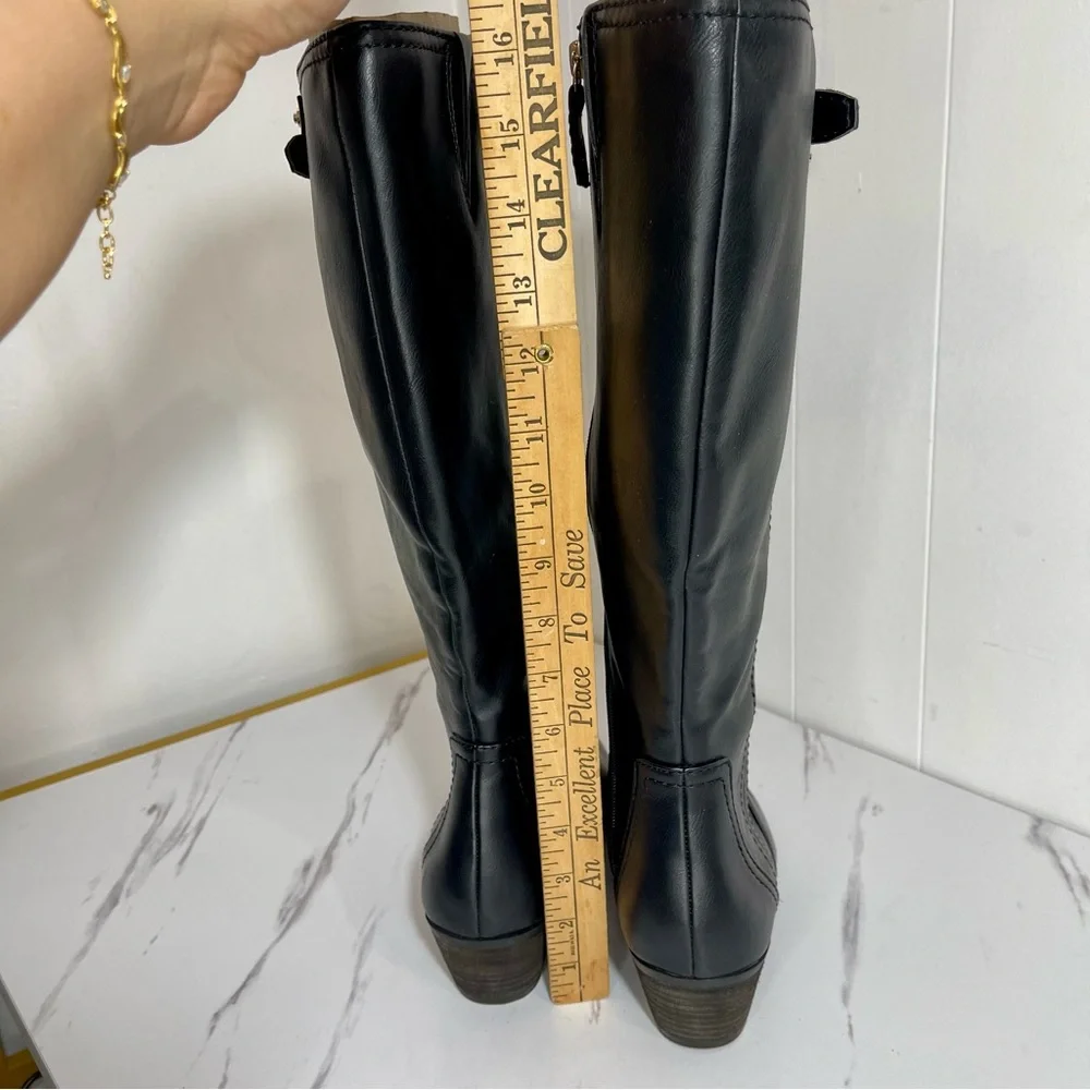 Dr. Scholl's Women Brilliance Wide Calf Riding Boot | Black | 7.5M NWOT